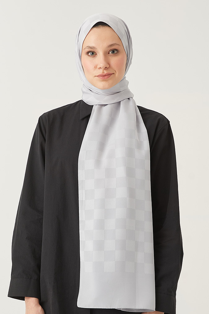 Dama Desen İpeksi Jakar Şal